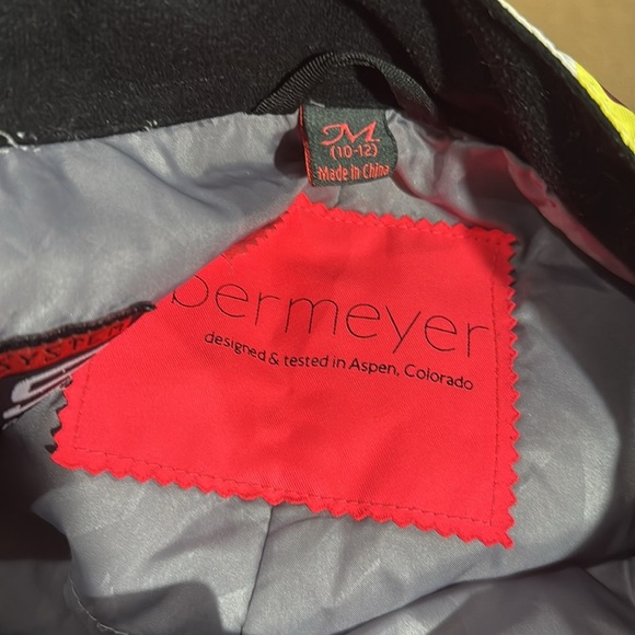 Obermeyer snow pants girl medium 10 12 worn winter ski play - Picture 7 of 7